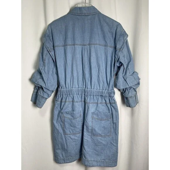 Derek Lam 10 Crosby Hadley Denim Shirtdress Sz 10 New